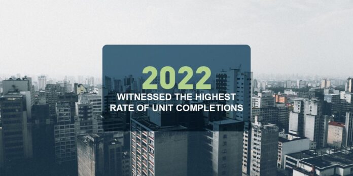 Highest number of Unit Completion